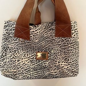 Versace 19.69 Animal Print Handbag Tote